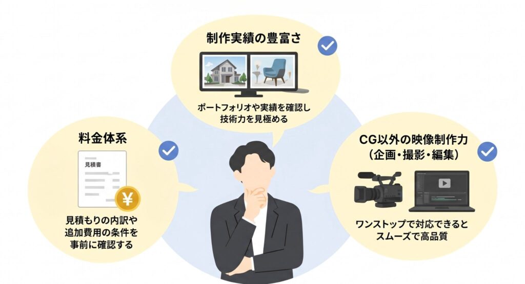 外注先を選ぶポイント