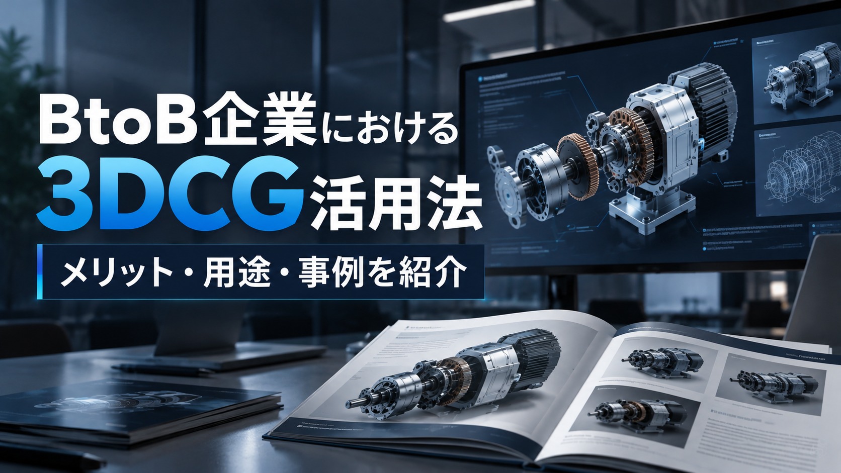 BtoB企業における3DCG活用法｜メリット・用途・事例を紹介